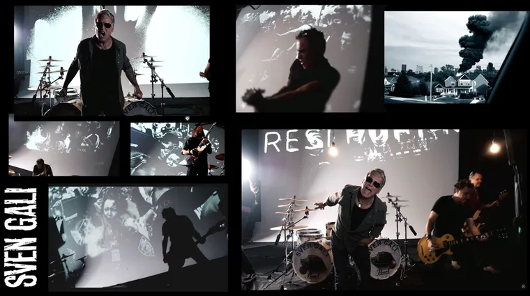 SVEN GALI UNLEASHES HEAVY COVER OF RED RIDER'S  "LUNATIC FRINGE"