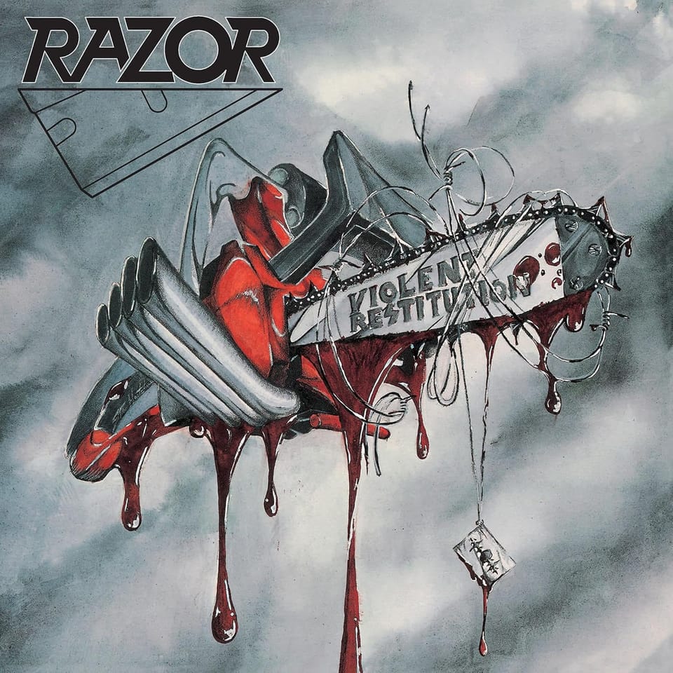 Razor’s Violent Restitution: A Relentless Thrash Metal Onslaught