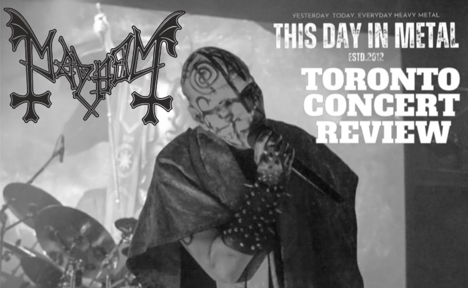 Black Metal Legends Mayhem North American Tour: featuring Mortiis, Imperial Triumphant and New Skeletal Faces